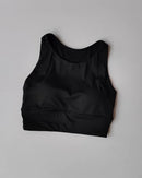 Vest-Style Yoga Fitness Bra