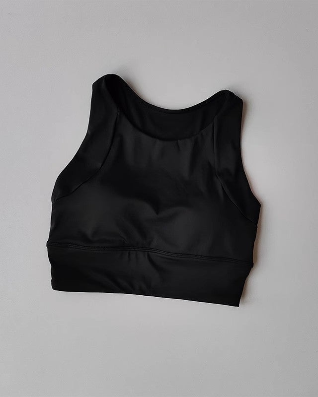 Vest-Style Yoga Fitness Bra
