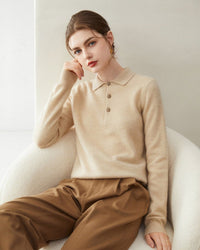 Cashmere Slim-Fit Collared Sweater