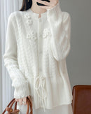 Pure Wool Button Cardigan Sweater