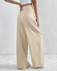 Pleated Casual Loose Wide-Leg Pants