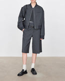 Casual Double-Waisted Five-Quarter Shorts