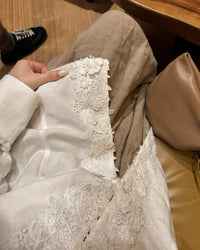 Linen Blend 3D Embroidered Shirt