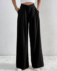 Pleated Casual Loose Wide-Leg Pants