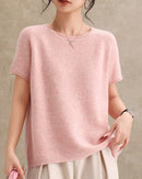 Crew Neck Versatile Casual Knit Sweater