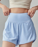 High-Waisted Yoga Quick-Drying Shorts