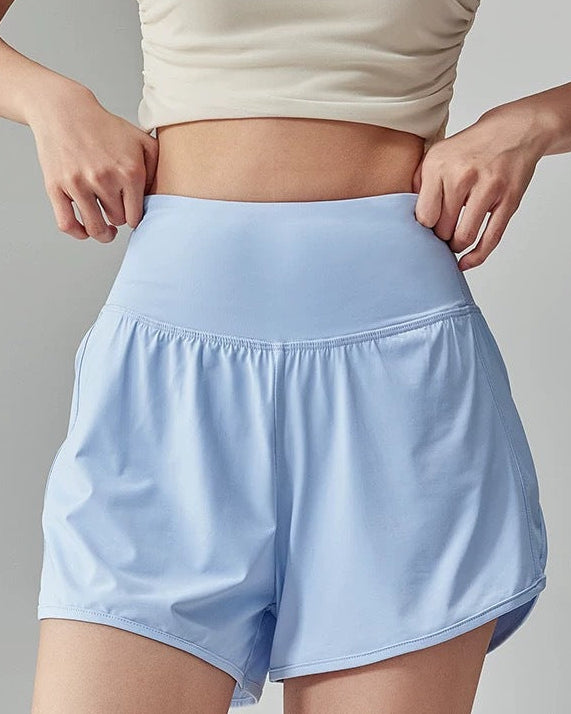 High-Waisted Yoga Quick-Drying Shorts