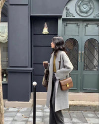 Long-Haired Baby Camel Wool Coat