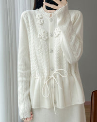 Pure Wool Button Cardigan Sweater