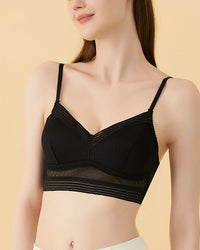 Thin Strap Breathable Wireless Bra