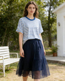 Loose-Fit Striped Crew-NeckT-Shirt