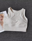 Vest-Style Yoga Fitness Bra