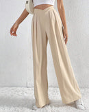 Pleated Casual Loose Wide-Leg Pants