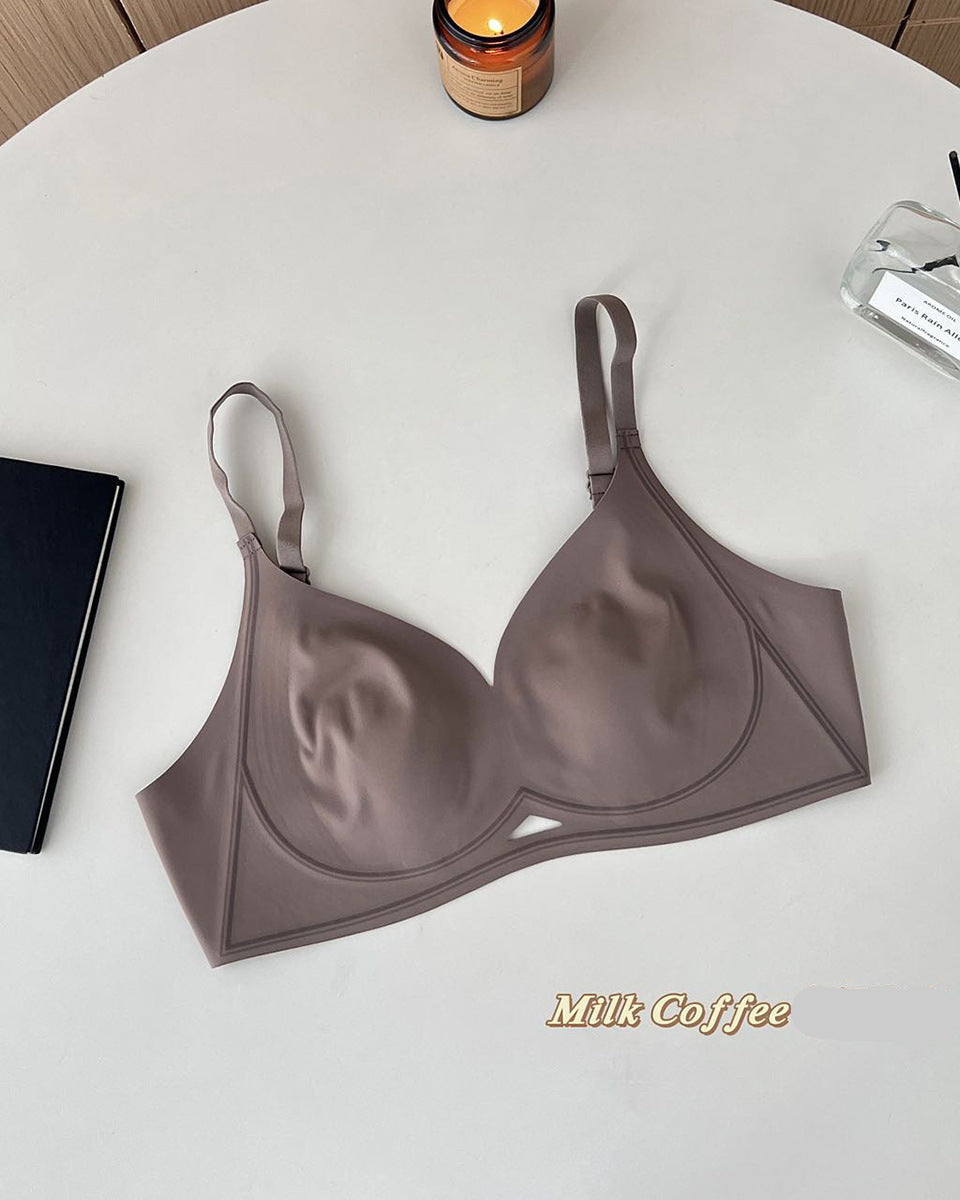 Cutout Detail Seamless Wireless Bra