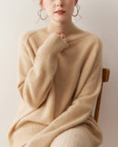 Cashmere Turtleneck Raglan Sleeve Sweater