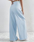 Pleated Casual Loose Wide-Leg Pants