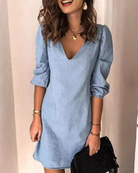 V-Neck Casual Versatile Dress
