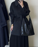 Luxury Wool Alpaca Wrap Coat