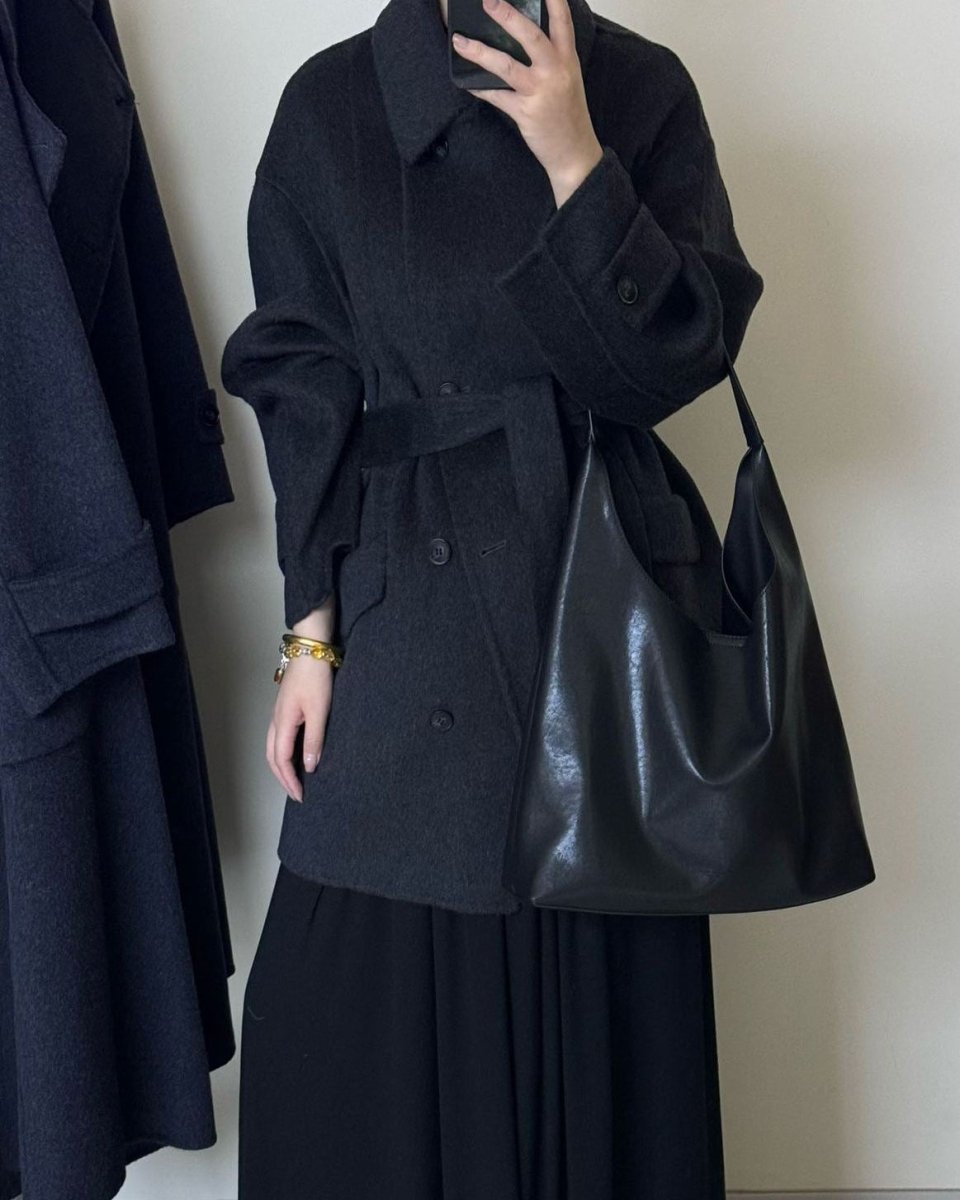 Luxury Wool Alpaca Wrap Coat