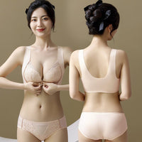 Front-fastening push-up bra to minimize side breast tissue