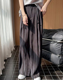 High-Waisted Drawstring Wide-Leg Pants