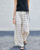 Tencel Linen Loose Straight-Leg Pants