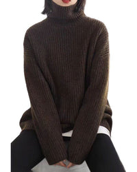 Cashmere Mid-Length Loose Sweater
