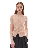 Scalloped V-Neck Cropped Cardigan | Timeless Layering Elegance