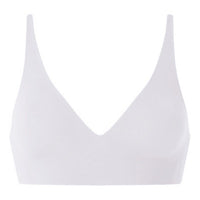 V-neck seamless rimless bra