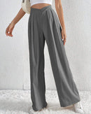 Pleated Casual Loose Wide-Leg Pants