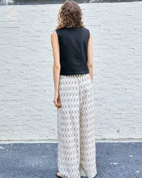 Tencel Linen Loose Straight-Leg Pants