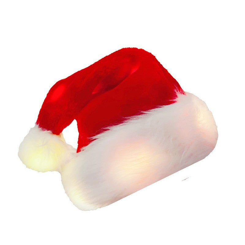 LED Christmas Plush Hat