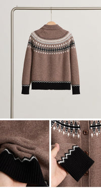 Sheep Wool Cardigan Sweater