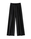 Elegant High-Waisted Straight-Leg Trousers
