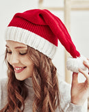 Christmas Mom And Baby Knitted Hat