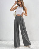 Pleated Casual Loose Wide-Leg Pants