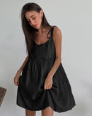 Loose-Fitting Cotton Linen Sundress