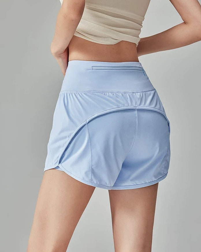 High-Waisted Yoga Quick-Drying Shorts