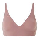 V-neck seamless rimless bra