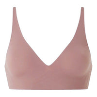 V-neck seamless rimless bra