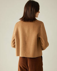 Camel Hair & Cashmere Chanel-Style Coat