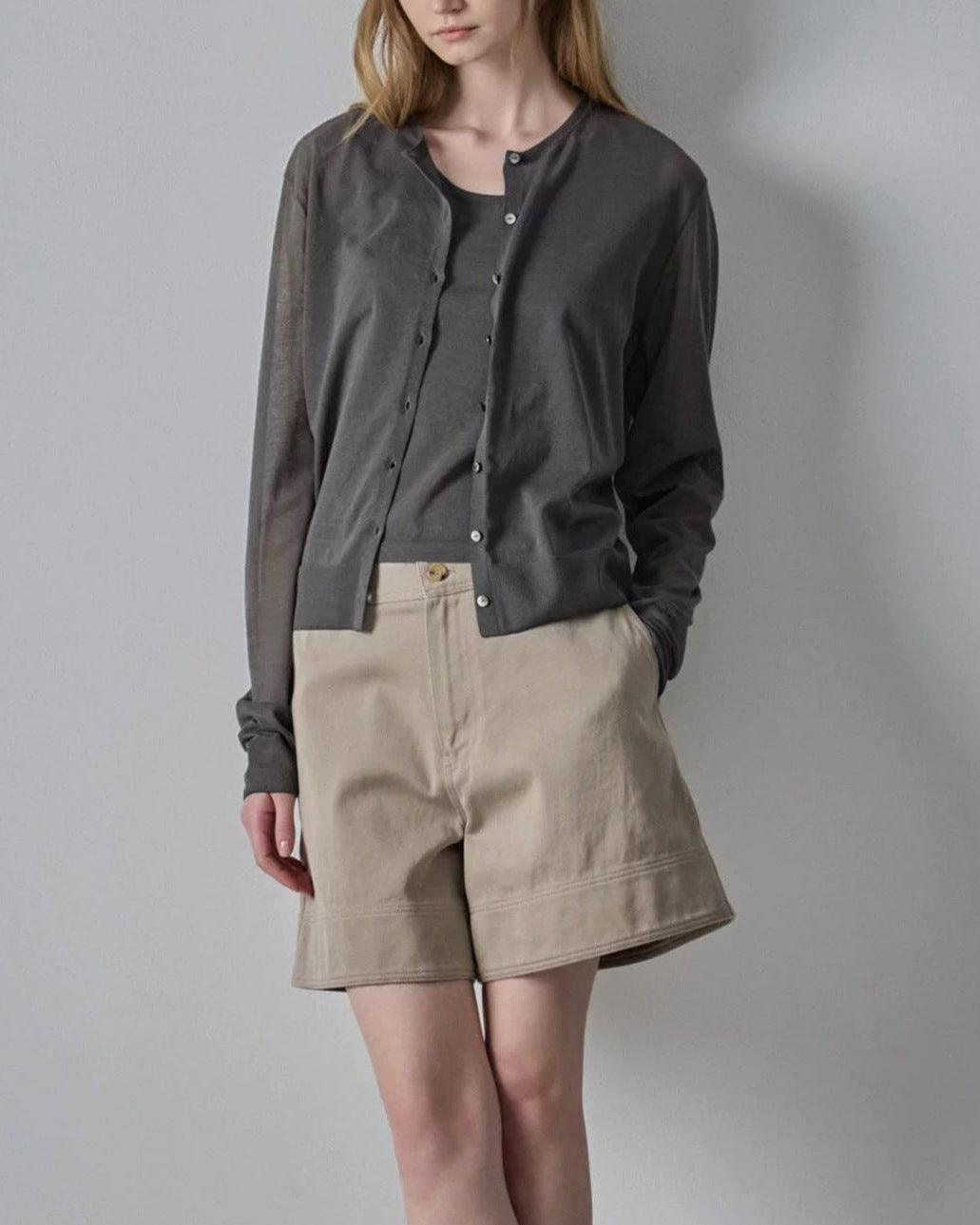 Pure Cotton High-Waisted Casual Shorts