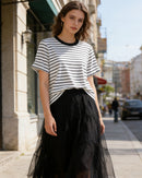 Loose-Fit Striped Crew-NeckT-Shirt