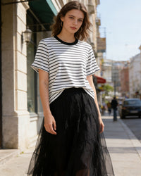 Loose-Fit Striped Crew-NeckT-Shirt