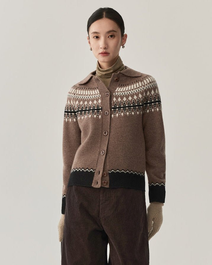 Sheep Wool Cardigan Sweater