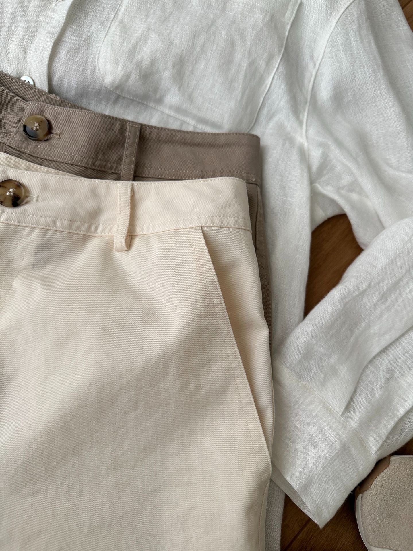 Pure Cotton High-Waisted Casual Shorts