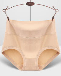 Plus-Size High-Waisted Pure Cotton Panties
