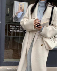 Long-Haired Baby Camel Wool Coat