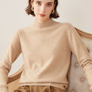 Semi-Turtleneck 100% Cashmere Sweater