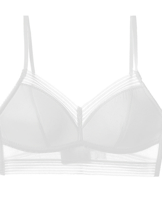 Thin Strap Breathable Wireless Bra